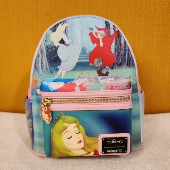 NWT - Disney Loungefly Princess Aurora Movie Scenes from Sleeping Beauty Loungefly Disney Princess Stories Series Sleeping Beauty  main image 4